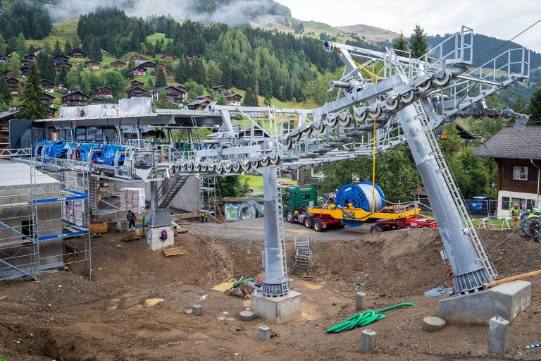Construction de Télécabine de Morgins