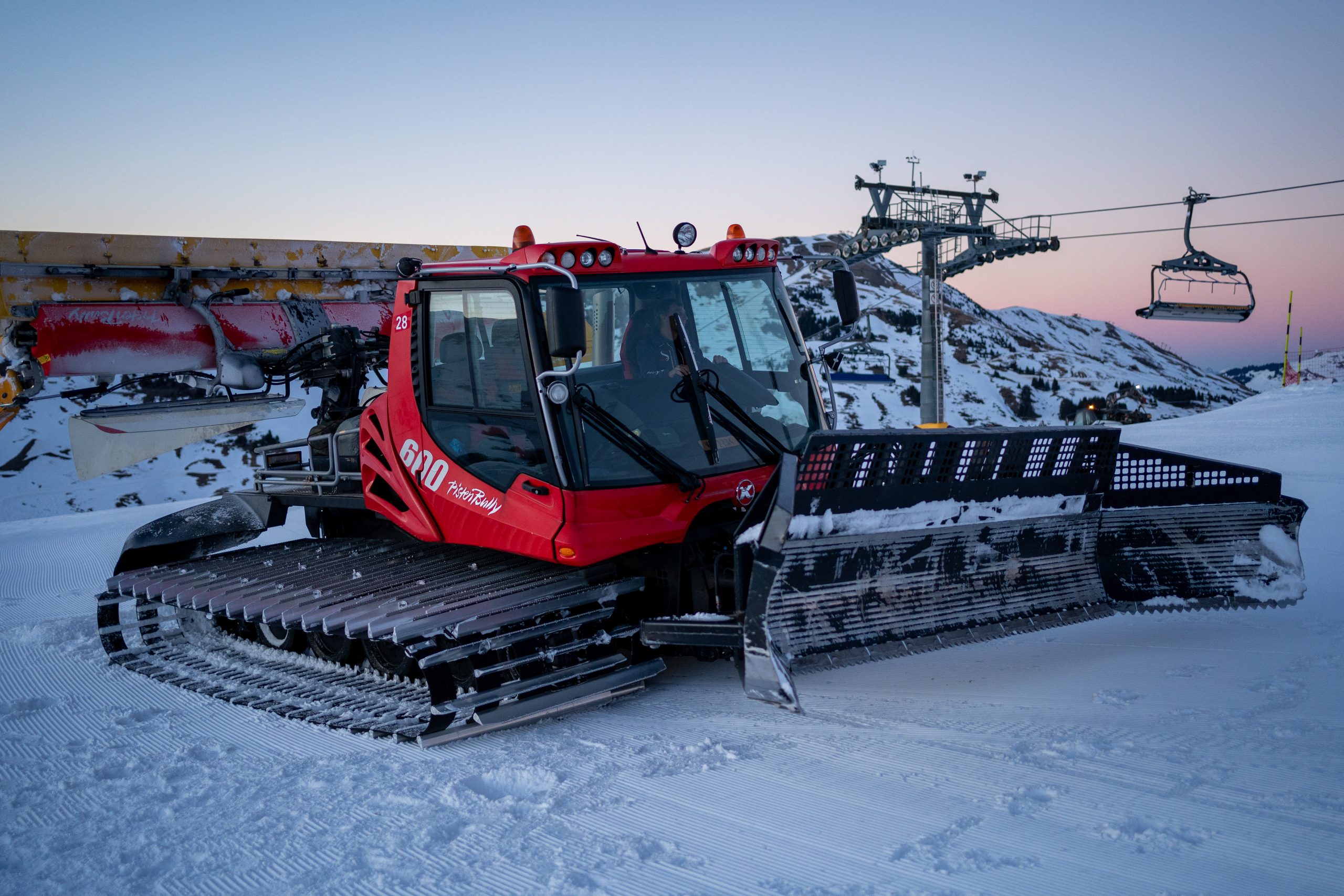 Chauffeur de dameuse
